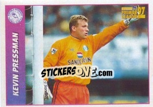 Sticker Kevin Pressman (Keeper) - Premier League Inglese 1996-1997 n. 406 - Merlin