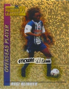 Figurina Regi Blinker (Overseas Player) - Premier League Inglese 1996-1997 - Merlin