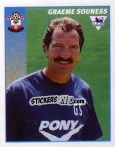 Sticker Graeme Souness (Manager) - Premier League Inglese 1996-1997 n. 409 - Merlin