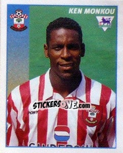 Cromo Ken Monkou - Premier League Inglese 1996-1997 - Merlin