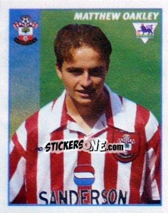 Sticker Matthew Oakley - Premier League Inglese 1996-1997 - Merlin