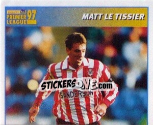 Sticker Matt Le Tissier (International Player - 1/2)