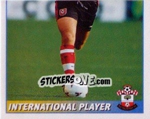 Sticker Matt Le Tissier (International Player - 2/2) - Premier League Inglese 1996-1997 - Merlin