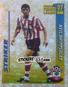 Figurina Neil Shipperley (Striker) - Premier League Inglese 1996-1997 - Merlin