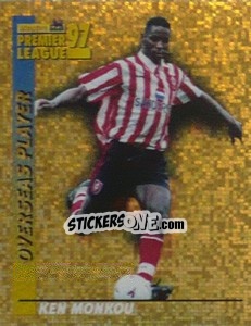 Sticker Ken Monkou (Overseas Player) - Premier League Inglese 1996-1997 n. 433 - Merlin