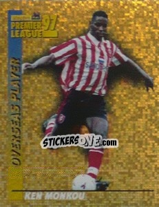 Cromo Ken Monkou (Overseas Player) - Premier League Inglese 1996-1997 - Merlin