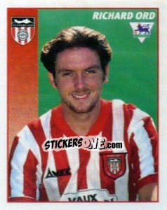 Cromo Richard Ord - Premier League Inglese 1996-1997 - Merlin