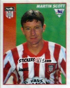 Cromo Martin Scott - Premier League Inglese 1996-1997 - Merlin