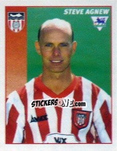 Figurina Steve Agnew - Premier League Inglese 1996-1997 - Merlin