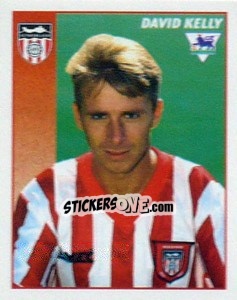 Sticker David Kelly - Premier League Inglese 1996-1997 - Merlin