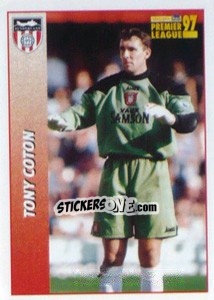 Sticker Tony Coton (Keeper) - Premier League Inglese 1996-1997 n. 458 - Merlin