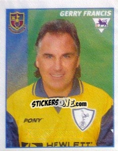 Sticker Gerry Francis (Manager) - Premier League Inglese 1996-1997 n. 461 - Merlin