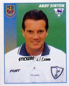 Cromo Andy Sinton - Premier League Inglese 1996-1997 - Merlin