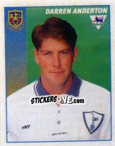Sticker Darren Anderton - Premier League Inglese 1996-1997 - Merlin