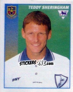 Sticker Teddy Sheringham - Premier League Inglese 1996-1997 - Merlin