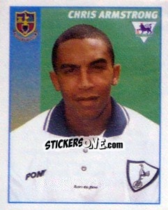 Cromo Chris Armstrong - Premier League Inglese 1996-1997 - Merlin