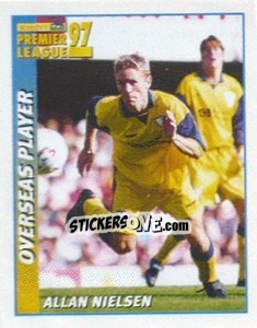 Sticker Allan Nielsen (Overseas Player) - Premier League Inglese 1996-1997 n. 485 - Merlin