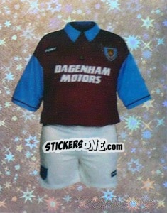 Figurina Home Kit - Premier League Inglese 1996-1997 - Merlin