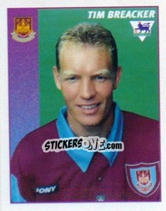 Sticker Tim Breacker - Premier League Inglese 1996-1997 n. 492 - Merlin