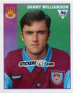 Cromo Danny Williamson - Premier League Inglese 1996-1997 - Merlin