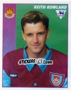 Cromo Keith Rowland - Premier League Inglese 1996-1997 n. 499 - Merlin