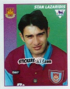 Figurina Stan Lazaridis - Premier League Inglese 1996-1997 - Merlin