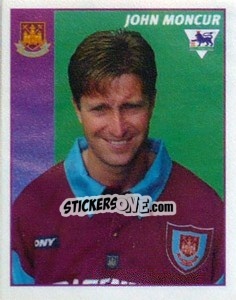 Figurina John Moncur - Premier League Inglese 1996-1997 - Merlin