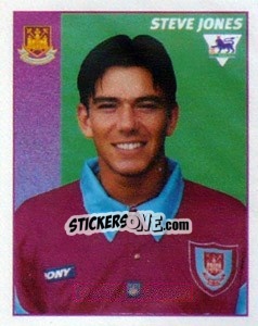 Sticker Steve Jones - Premier League Inglese 1996-1997 n. 505 - Merlin