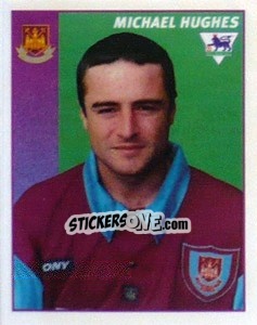 Sticker Michael Hughes - Premier League Inglese 1996-1997 - Merlin