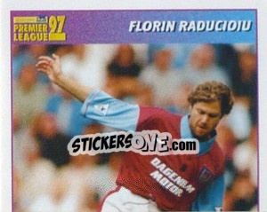 Sticker Florin Raducioiu (International Player - 1/2) - Premier League Inglese 1996-1997 - Merlin