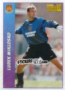 Cromo Ludek Miklosko (Keeper) - Premier League Inglese 1996-1997 - Merlin