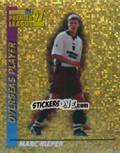 Sticker Marc Rieper (Overseas Player) - Premier League Inglese 1996-1997 - Merlin