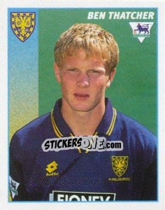 Sticker Ben Thatcher - Premier League Inglese 1996-1997 - Merlin