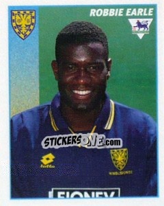 Cromo Robbie Earle - Premier League Inglese 1996-1997 - Merlin