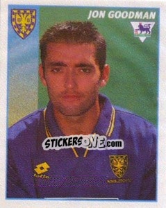 Figurina Jon Goodman - Premier League Inglese 1996-1997 - Merlin