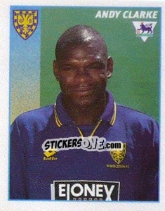 Sticker Andy Clarke - Premier League Inglese 1996-1997 - Merlin