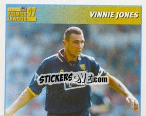Sticker Vinnie Jones (International Player - 1/2) - Premier League Inglese 1996-1997 - Merlin