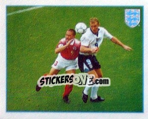 Sticker Alan Shearer - Premier League Inglese 1996-1997 - Merlin