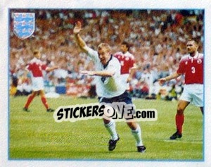Sticker Alan Shearer - Premier League Inglese 1996-1997 n. B - Merlin