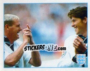 Figurina Paul Gascoigne / Darren Anderton - Premier League Inglese 1996-1997 - Merlin