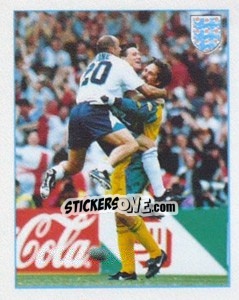 Sticker David Seaman / Nick Barmby - Premier League Inglese 1996-1997 - Merlin
