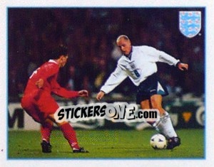 Figurina Paul Gascoigne - Premier League Inglese 1996-1997 - Merlin