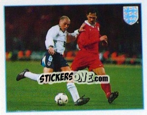 Sticker Paul Gascoigne - Premier League Inglese 1996-1997 n. N - Merlin