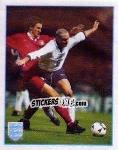 Sticker Paul Gascoigne - Premier League Inglese 1996-1997 n. Q - Merlin