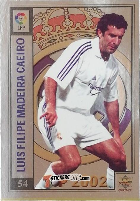 Figurina Figo - Top Liga 2001-2002 n. 54 - Mundicromo