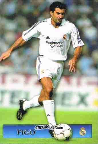 Figurina Figo - Top Liga 2001-2002 n. 127 - Mundicromo