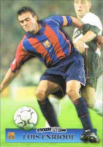 Cromo Luis Enrique - Top Liga 2001-2002 n. 140 - Mundicromo