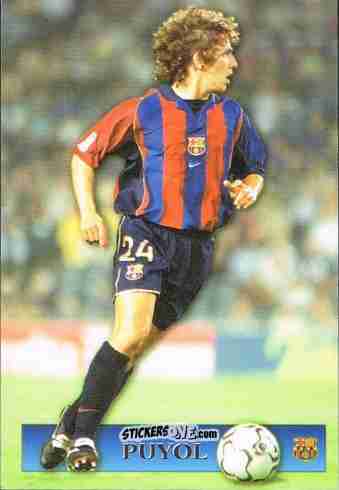 Cromo Puyol - Top Liga 2001-2002 n. 155 - Mundicromo