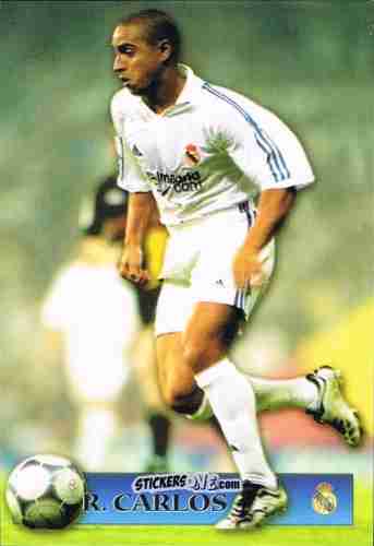 Sticker Roberto Carlos - Top Liga 2001-2002 n. 159 - Mundicromo