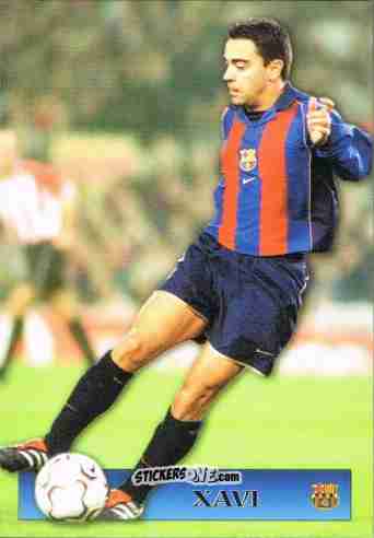 Sticker Xavi - Top Liga 2001-2002 n. 168 - Mundicromo